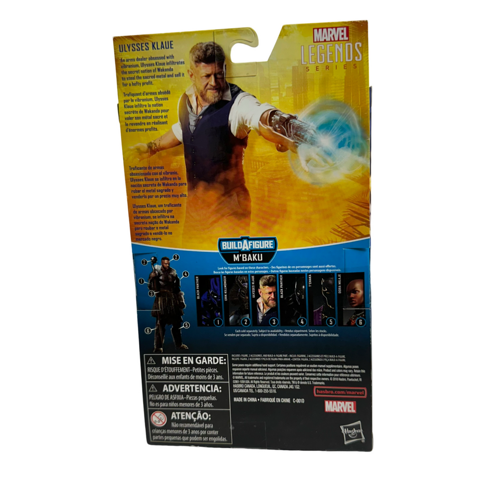 Marvel Legends Series Black Panther Ulysses Klaue Collectible Action Figure