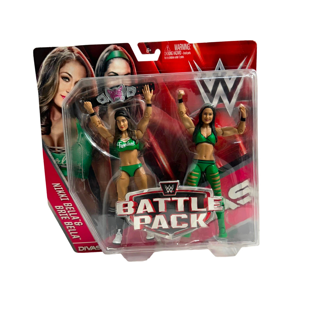 WWE Divas Battle Pack Nikki Bella and Brie Bella Action Figure w Belt