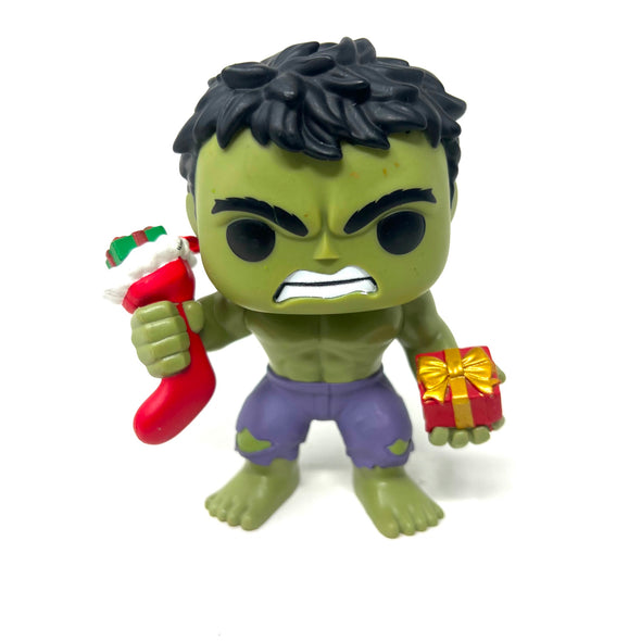 Funko Pop! Marvel Holiday Hulk with Stocking and Present vinyl figure