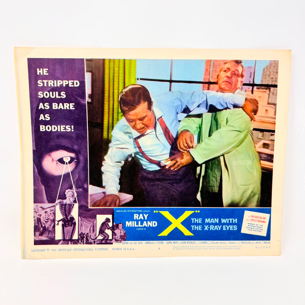 1963 The Man With The X-Ray Eyes Vintage Movie Lobby Card No.8