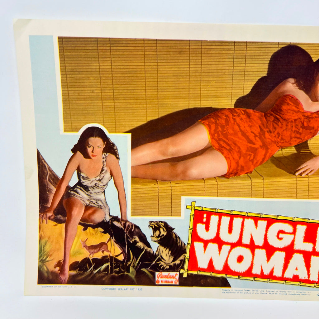 1953 Jungle Woman Lobby Card Movie Poster