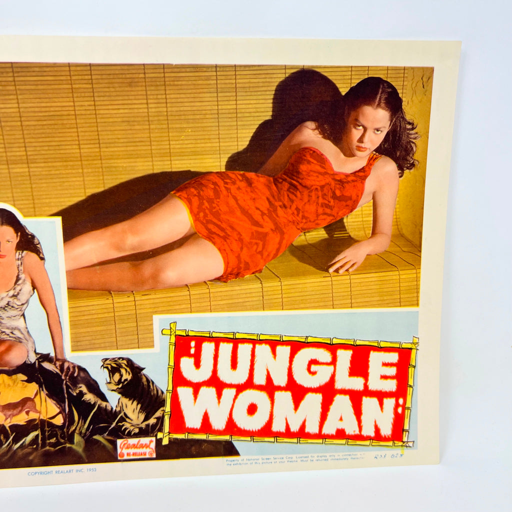 1953 Jungle Woman Lobby Card Movie Poster