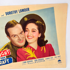 Cought In The Draft Vintage Movie Lobby Card (a) Bob Hope Dorothy Lamour