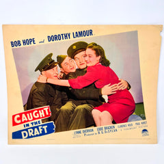 Caught In The Draft Vintage Movie Lobby Card (b) Bob Hope Dorothy Lamour