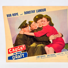 Caught In The Draft Vintage Movie Lobby Card (b) Bob Hope Dorothy Lamour