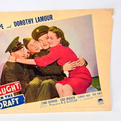 Caught In The Draft Vintage Movie Lobby Card (b) Bob Hope Dorothy Lamour