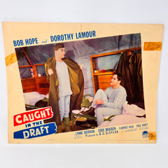 Caught In The Draft Vintage Movie Lobby Card (F) Bob Hope Dorothy Lamour