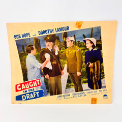 Caught In The Draft Vintage Movie Lobby Card (G) Bob Hope Dorothy Lamour