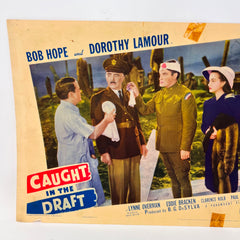 Caught In The Draft Vintage Movie Lobby Card (G) Bob Hope Dorothy Lamour