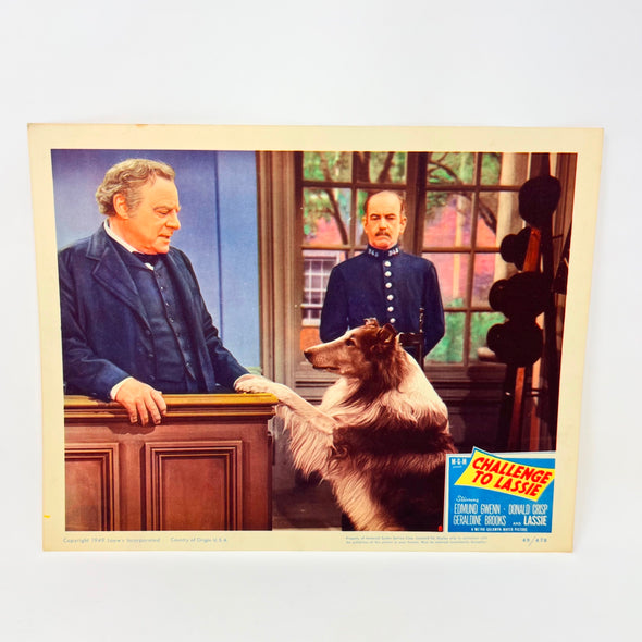 1949 Challenge to Lassie Lobby Card Movie Poster (a)
