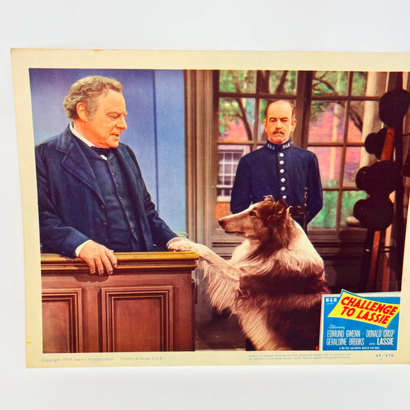 1949 Challenge to Lassie Lobby Card Movie Poster (a)