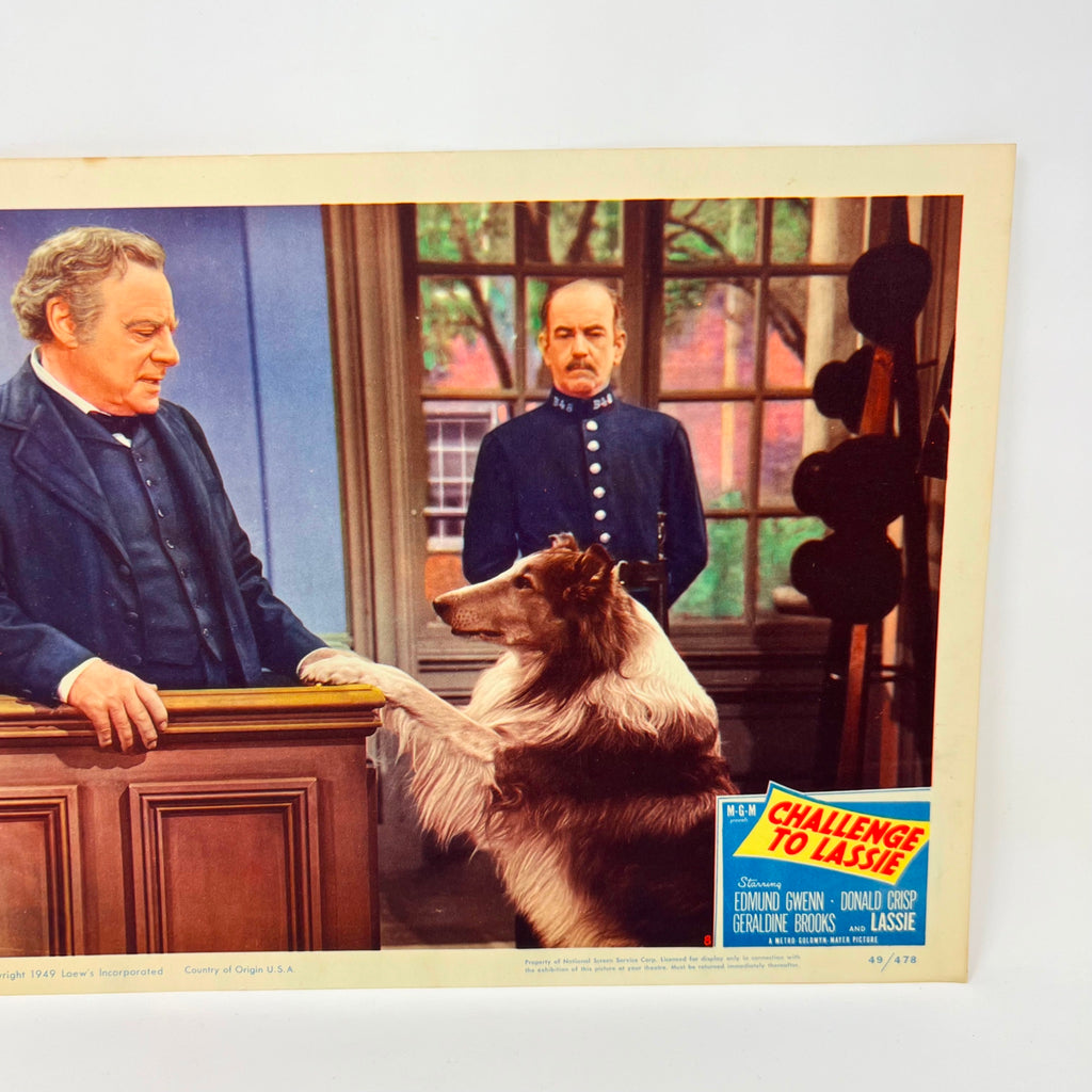 1949 Challenge to Lassie Lobby Card Movie Poster (a)