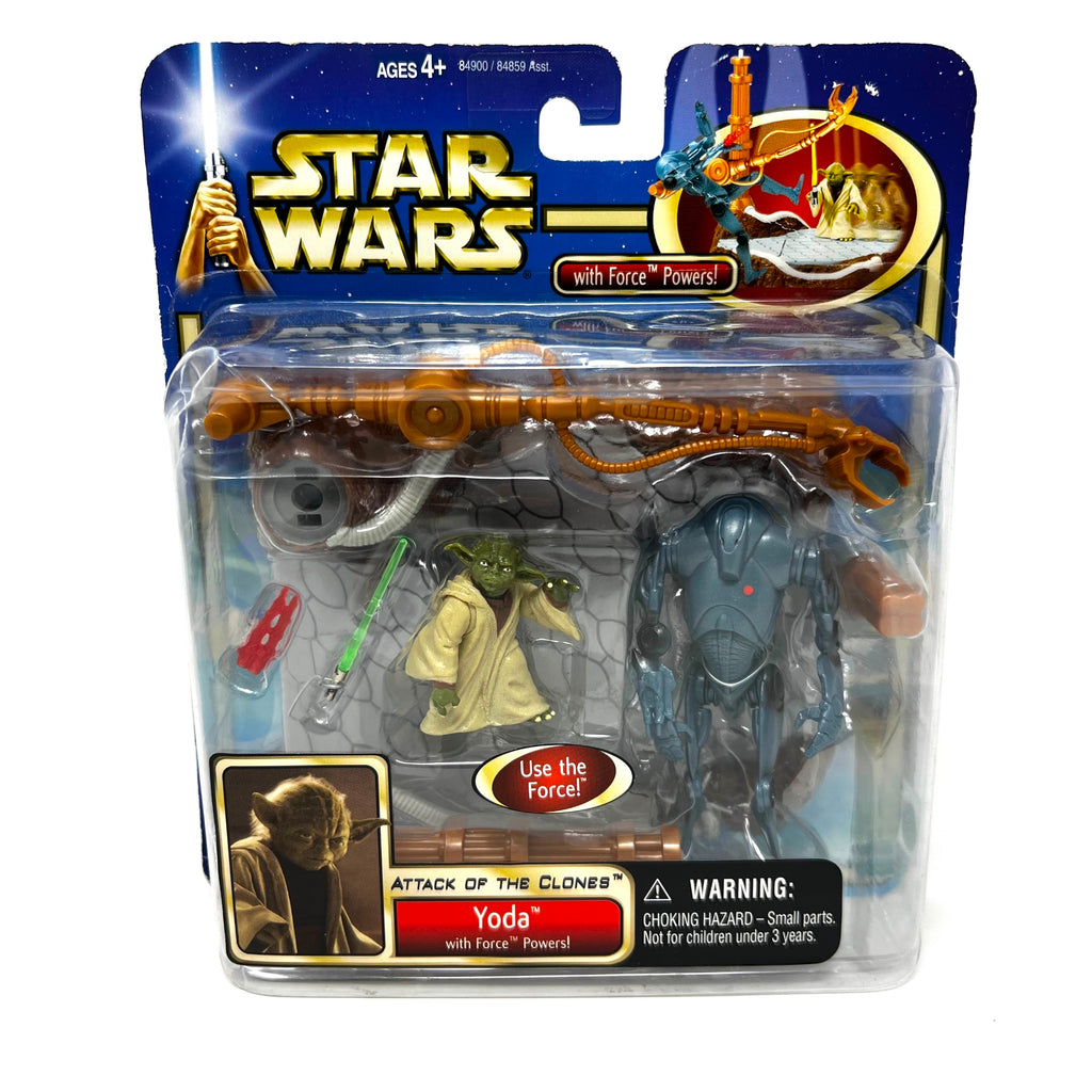 Star Wars Attack of the Clones Yoda With Force powers