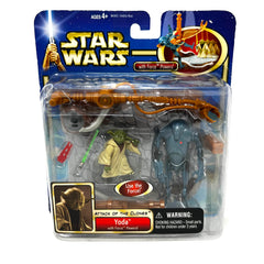Star Wars Attack of the Clones Yoda With Force powers