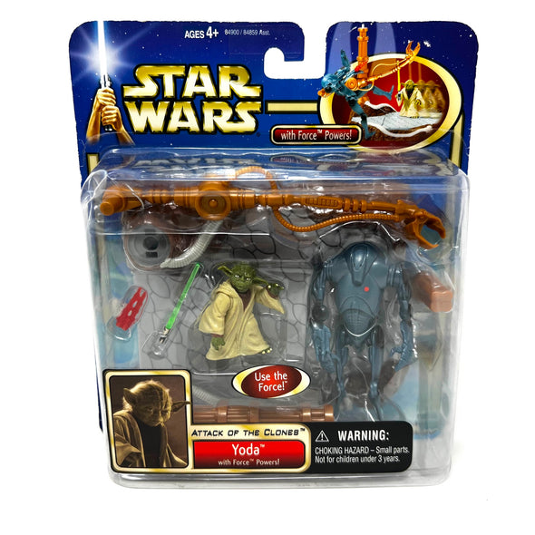 Star Wars Attack of the Clones Yoda With Force powers