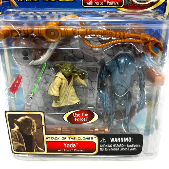 Star Wars Attack of the Clones Yoda With Force powers