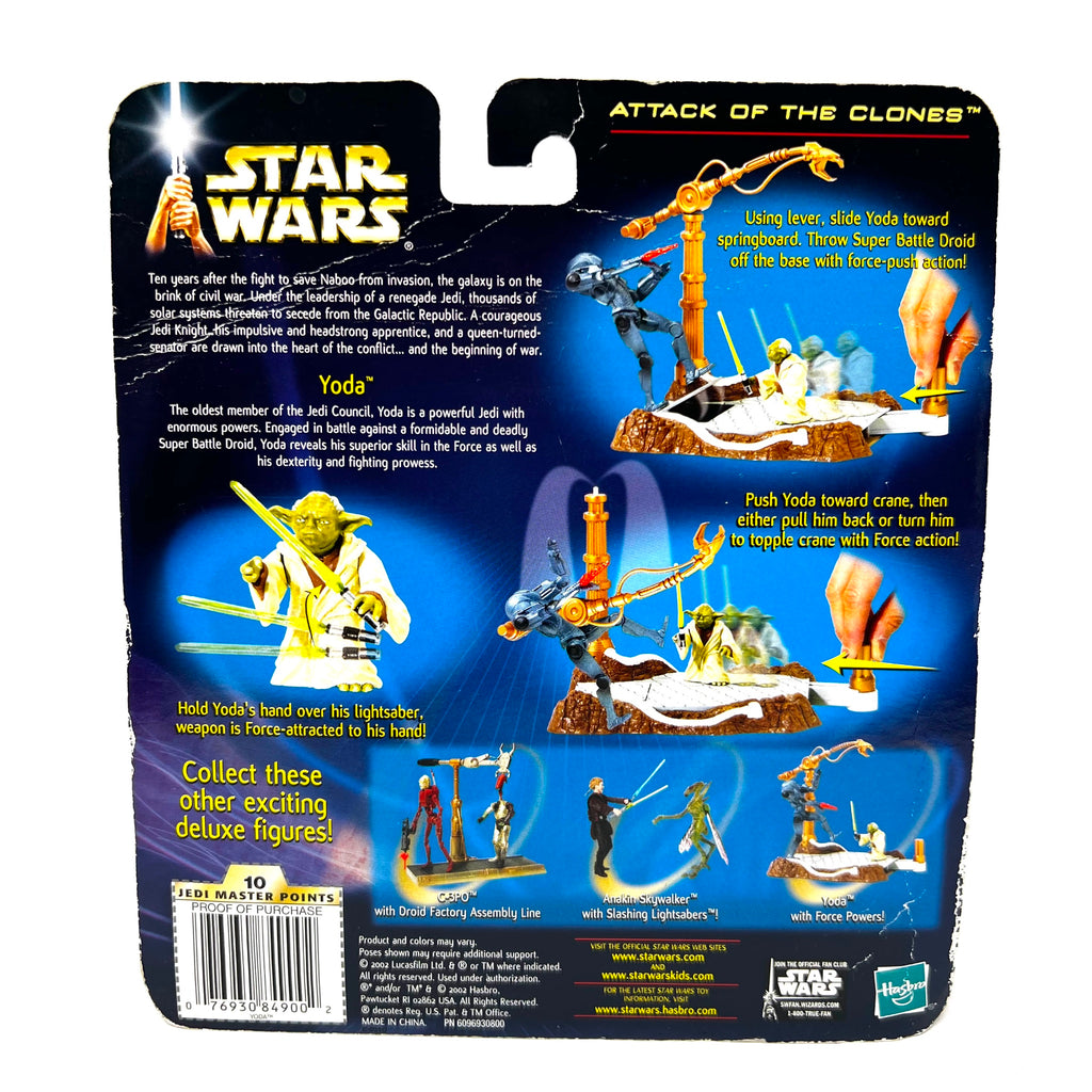 Star Wars Attack of the Clones Yoda With Force powers