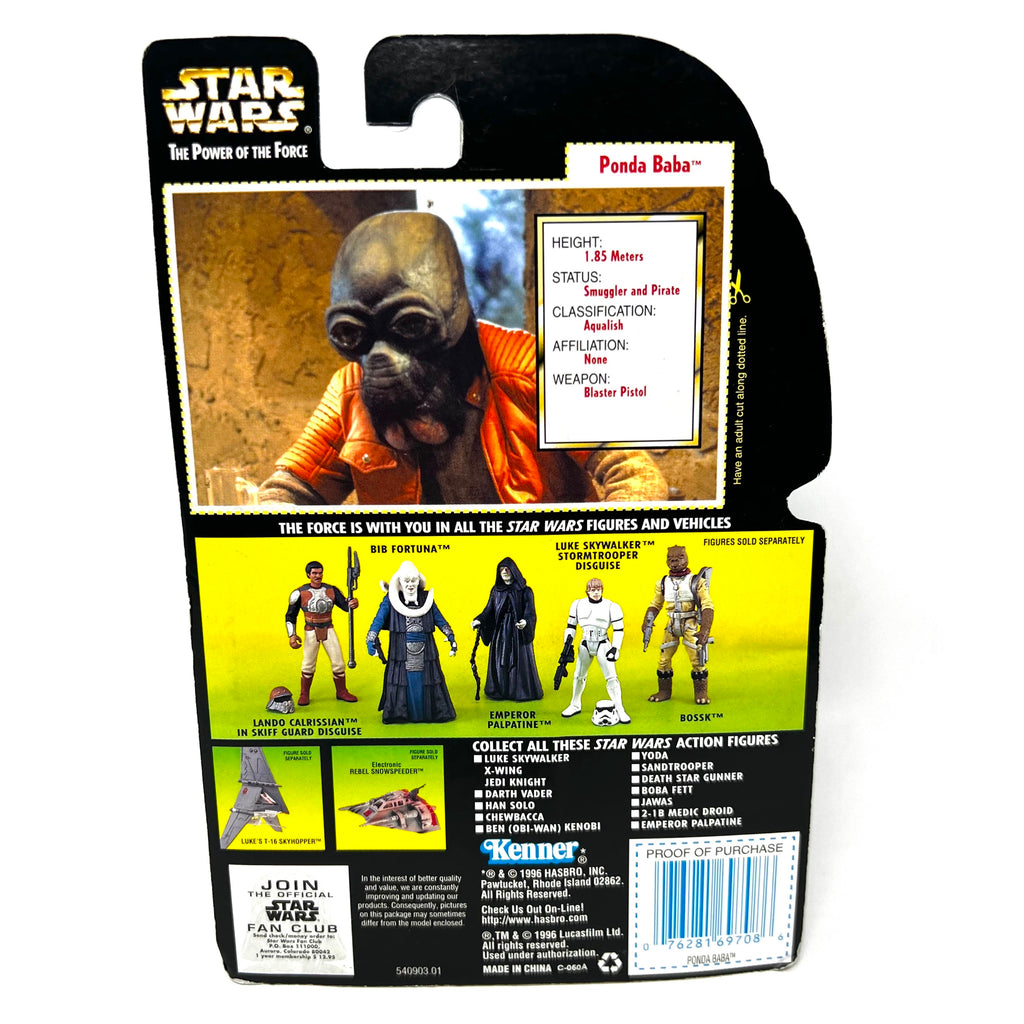 Star Wars Power Of The Force Ponda Baba With Blaster Pistor and Fiffle