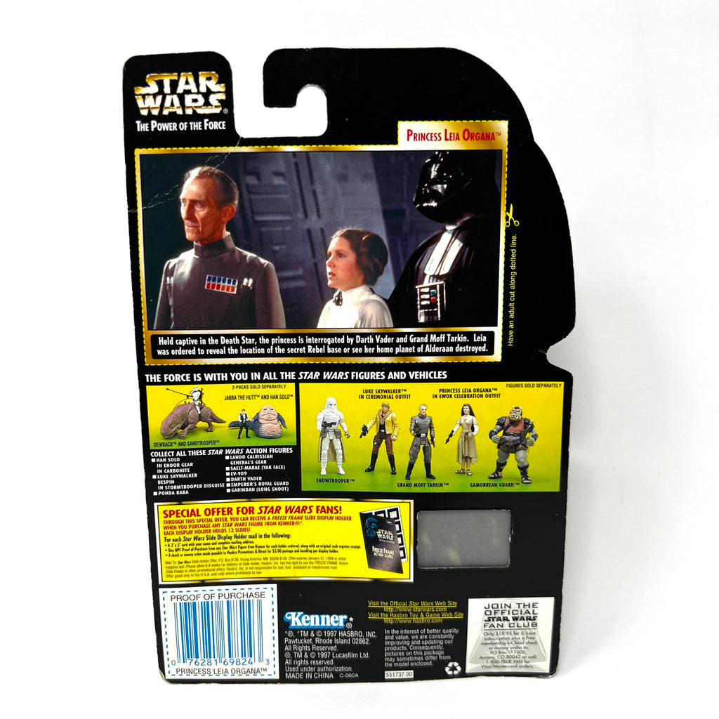 Star Wars Power Of The Force rincess Leia Organa With Blaster Rifle