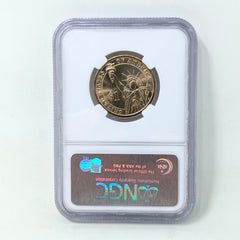 2007-D John Adams Presidential $1 Brilliant Uncirculated NgC 1st Day Issue