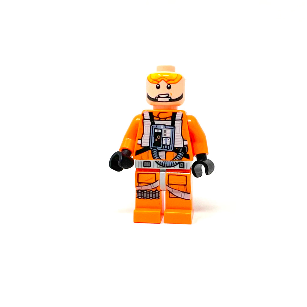 Lego Star Wars Rebel Pilot Minifigure without helmet