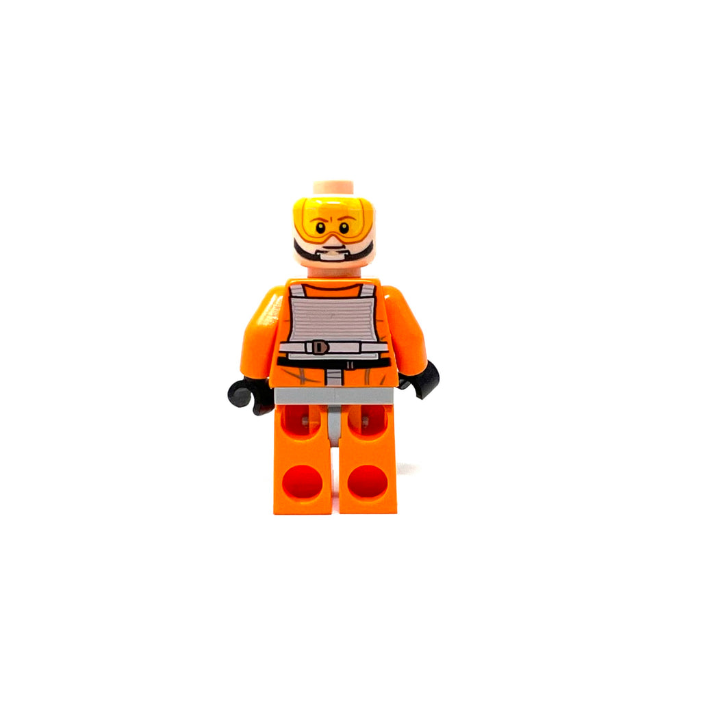 Lego Star Wars Rebel Pilot Minifigure without helmet