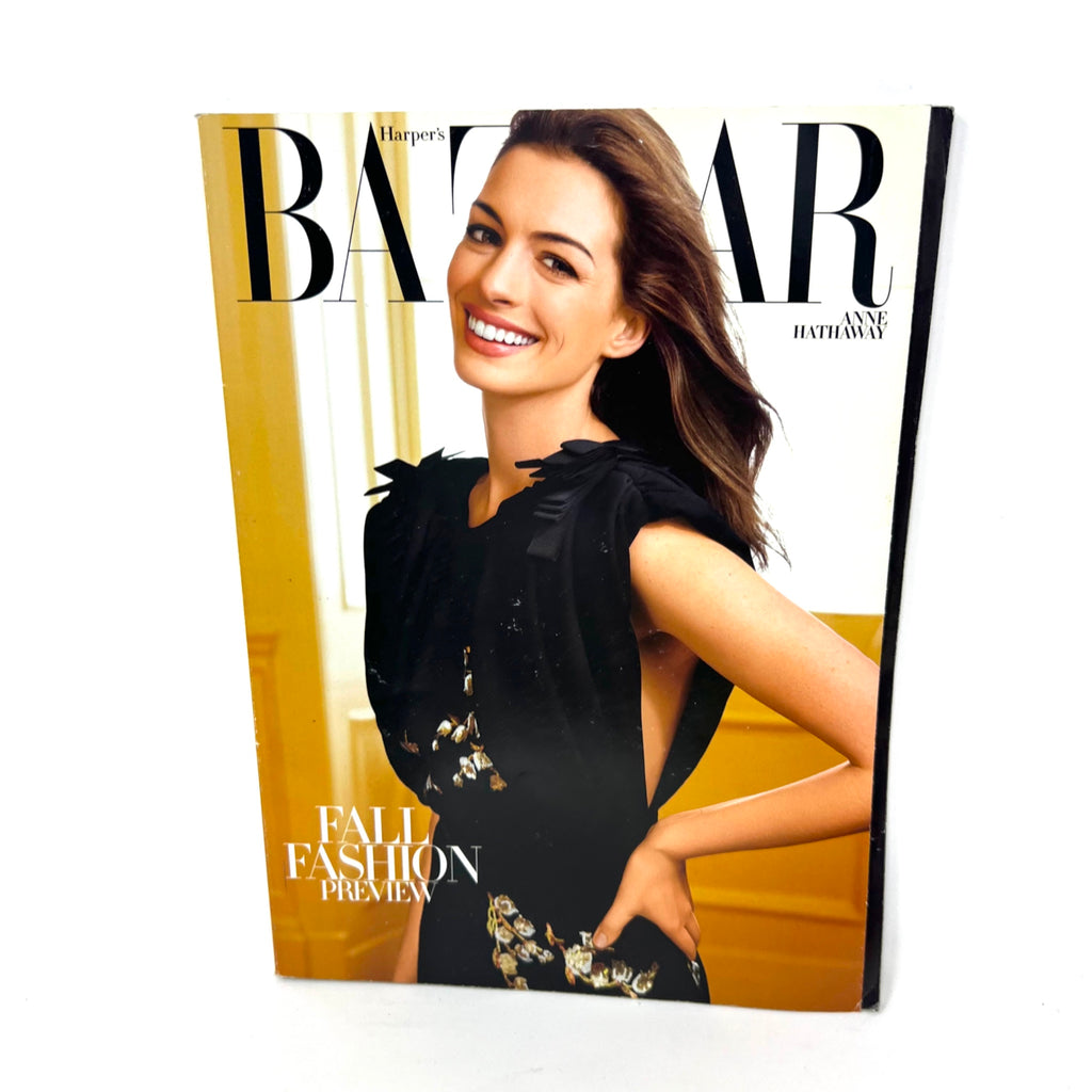 Harper's Bazaar Fashion Magazine ANNE HATHAWAY August 2011