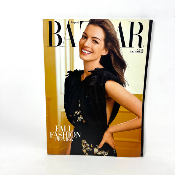 Harper's Bazaar Fashion Magazine ANNE HATHAWAY August 2011