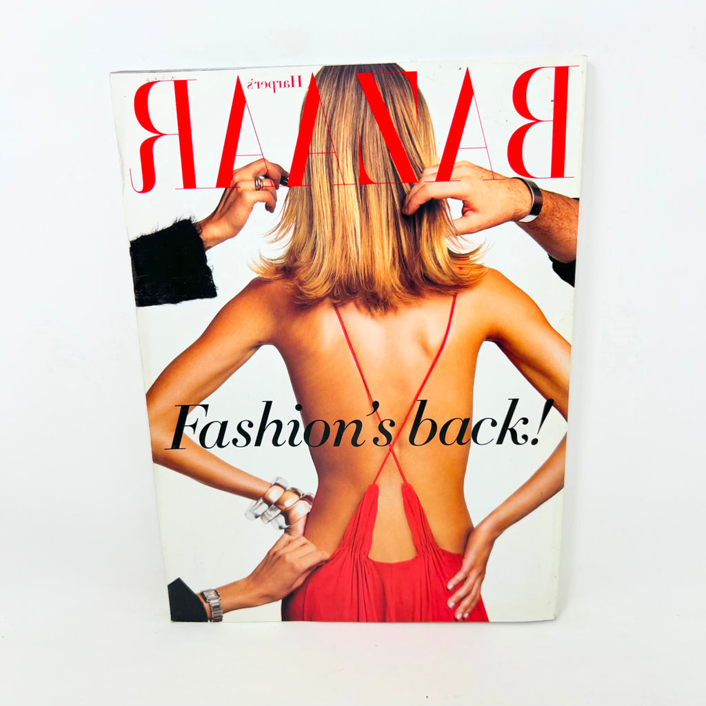 Harpers Bazaar Feb 2002 American Original Fashion Magazine Gisele Bundchen Cover
