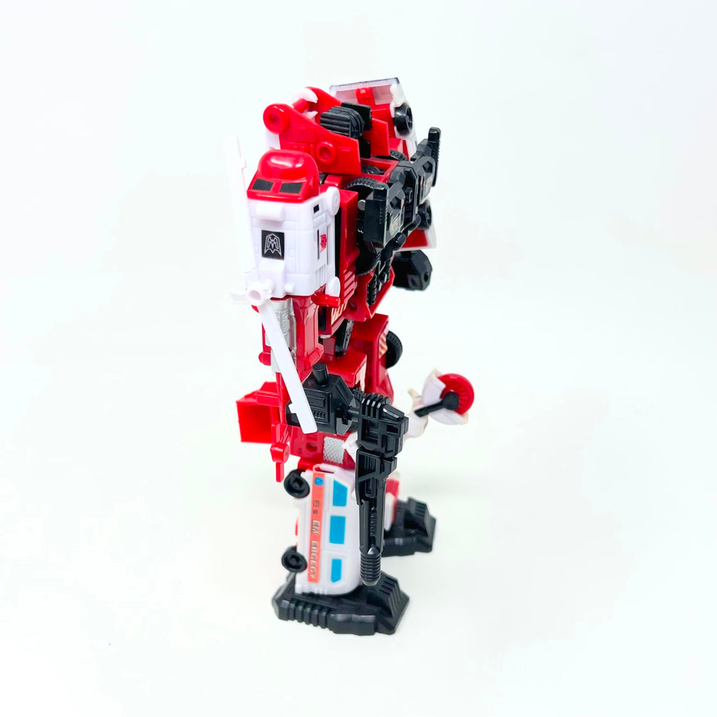 Police Firefighter Deformable Robot Figure Vehicles