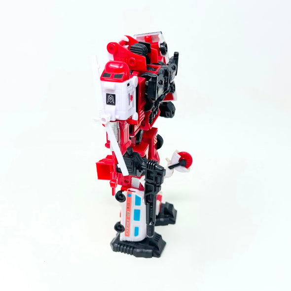 Police Firefighter Deformable Robot Figure Vehicles