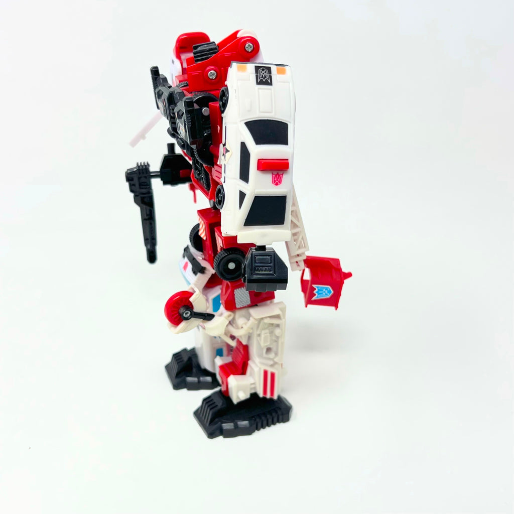 Police Firefighter Deformable Robot Figure Vehicles