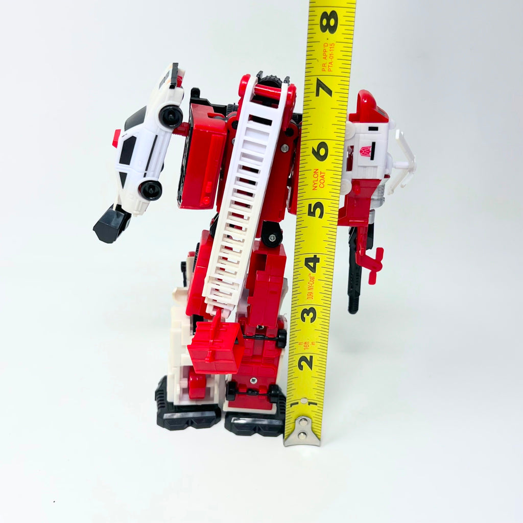 Police Firefighter Deformable Robot Figure Vehicles