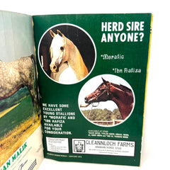 Arabian Horse World Vol. 14 No.4 January 1974 Stallion Gide Khemosabi