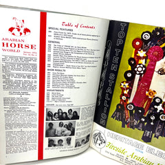 Arabian Horse World Vol. 14 No.4 January 1974 Stallion Gide Khemosabi
