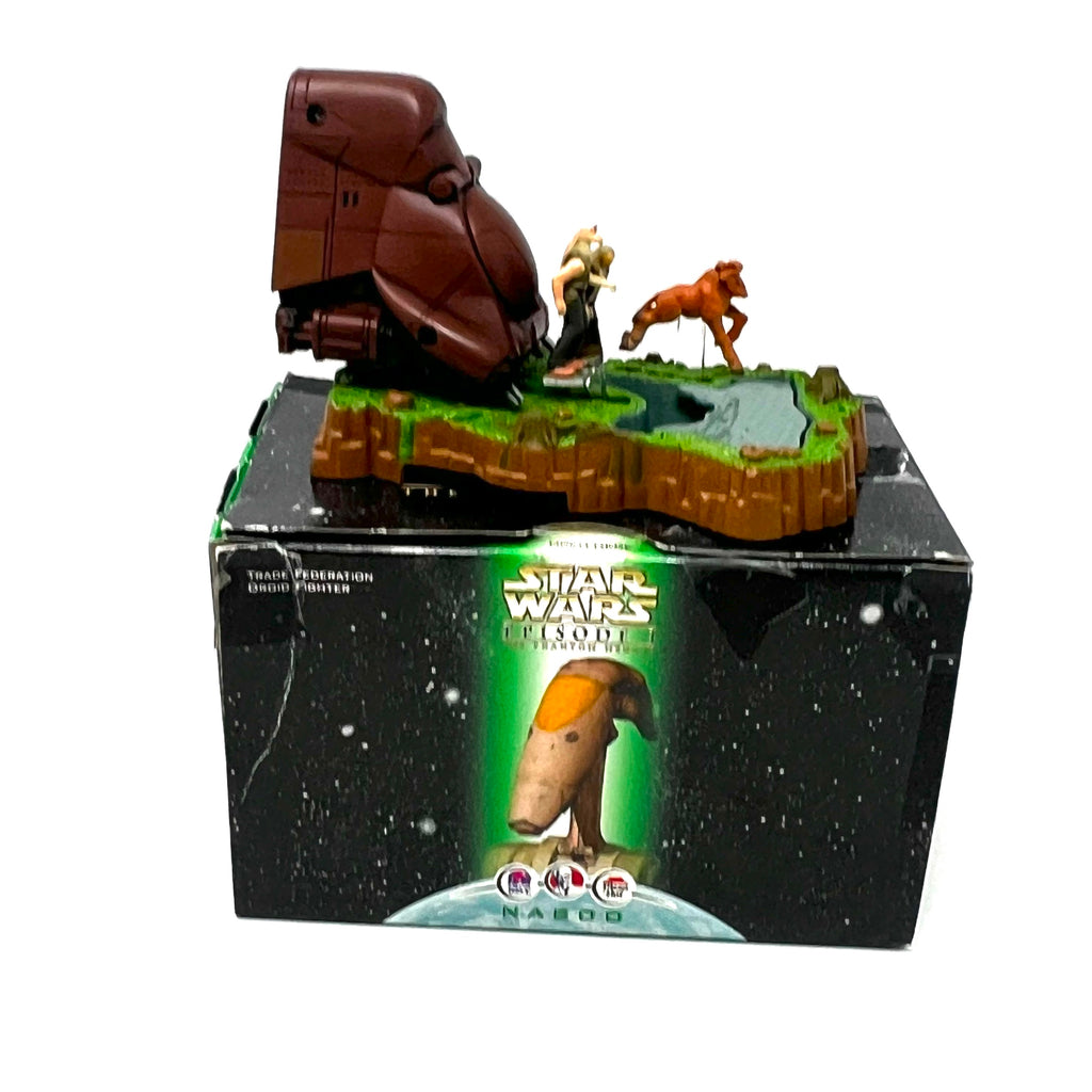 Star Wars Action Fleet Jar Jar & Qui-Gon Jinn Outrun Federation Mini Scene