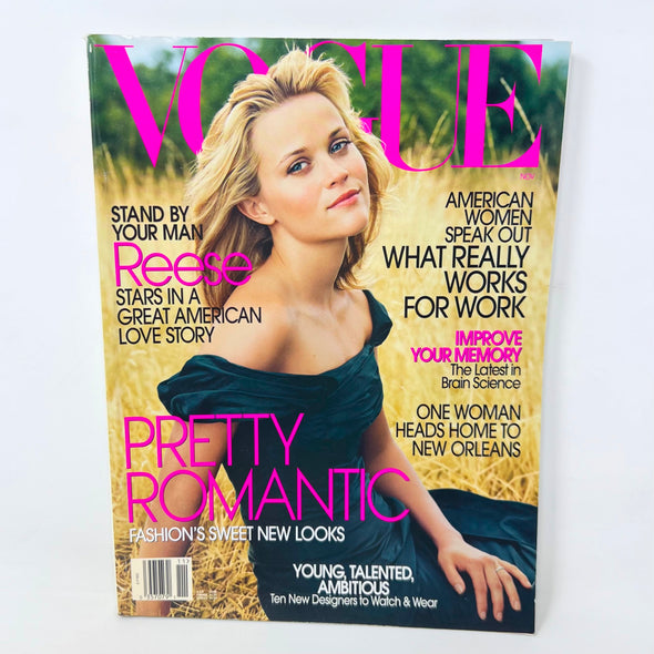 Vogue Magazine November 2005 Reese Witherspoon in Black