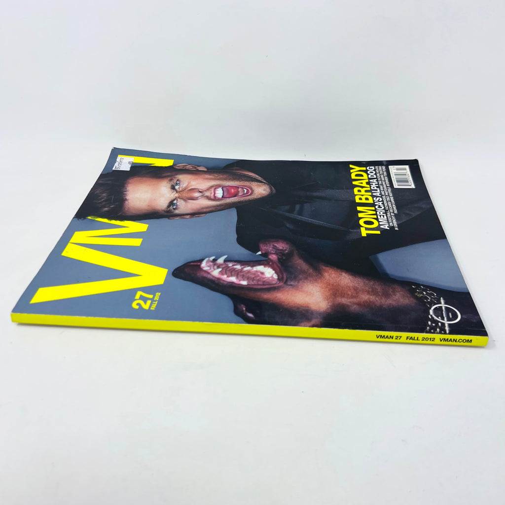 VMan V Man Magazine #27 Fall 2012 Tom Brady Amreicas Alpha Dog