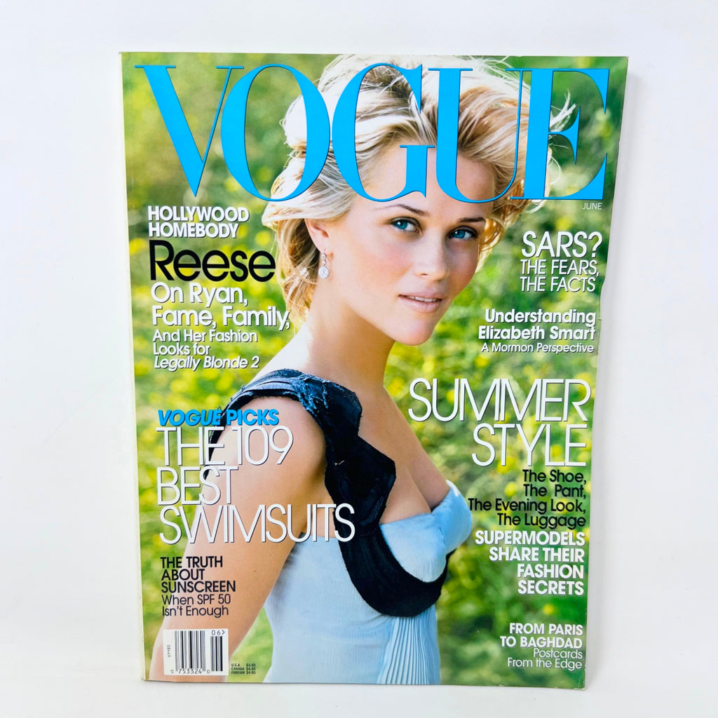 Vogue Magazine June 2003 Reese Witherspoon Cover No Label