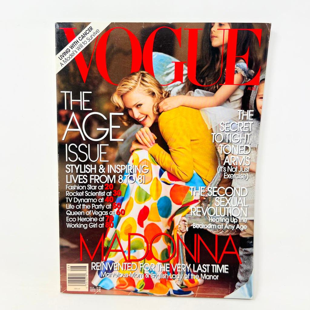 Vogue Magaziine August 2005 Madonna Cover