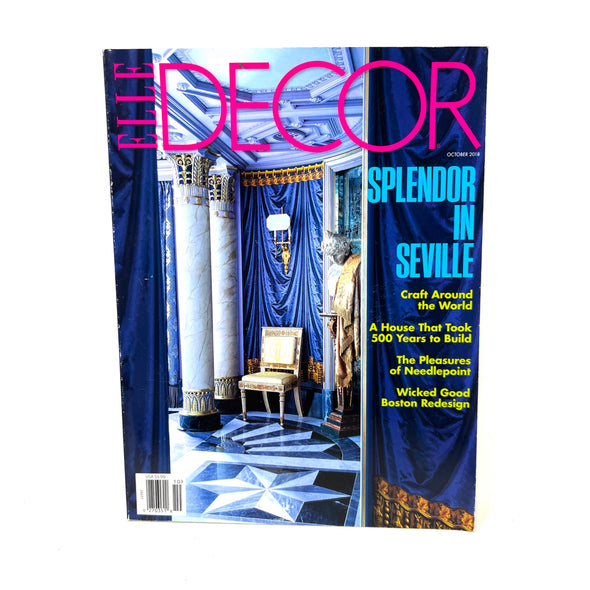 Elle Decor Magazine October 2018 Splendor In Sevile Boston Redesign