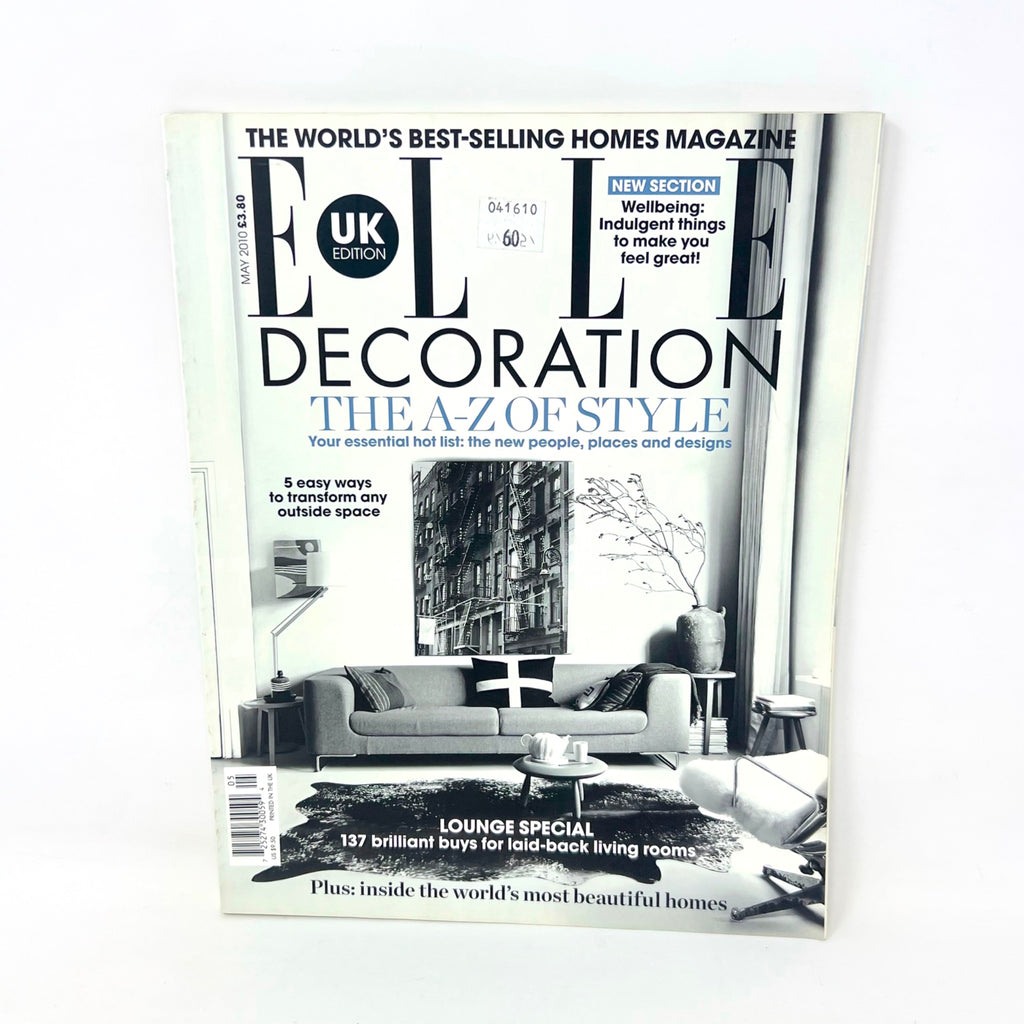 ELLE Magazine Decoration May 2010 UK edition magazine A-Z Of Style Living Rooms