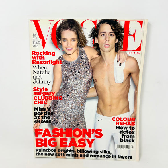 Vogue Magazine British May 2007 Natalia Vodianova Johnny Borrell