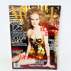 Vogue Magazine December 2006 Nicole Kidman Cover No Label VG