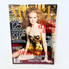 Vogue Magazine December 2006 Nicole Kidman Cover No Label VG