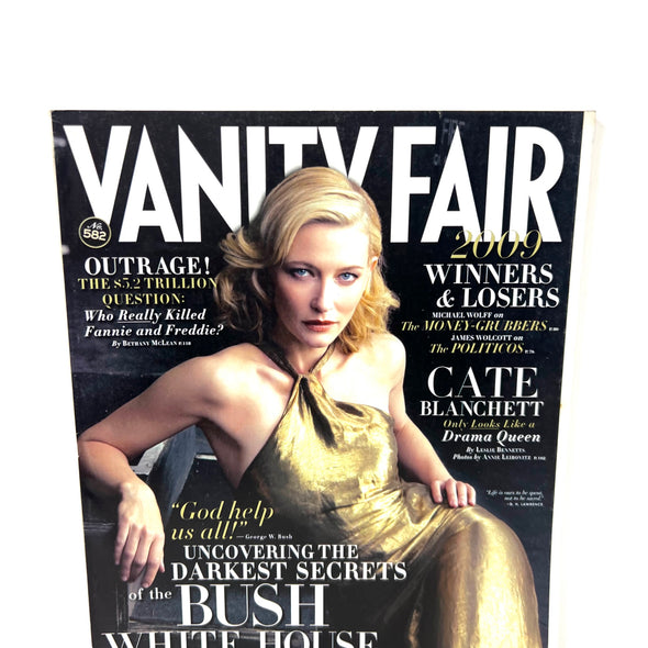 Vanity Fair No. 582 February 2009 Cate Blanchett Bush White House Magazine