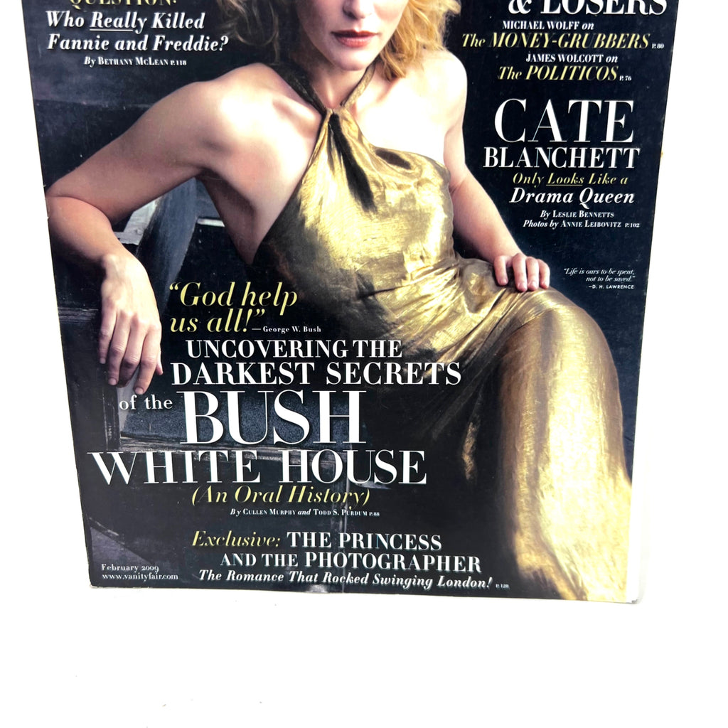 Vanity Fair No. 582 February 2009 Cate Blanchett Bush White House Magazine