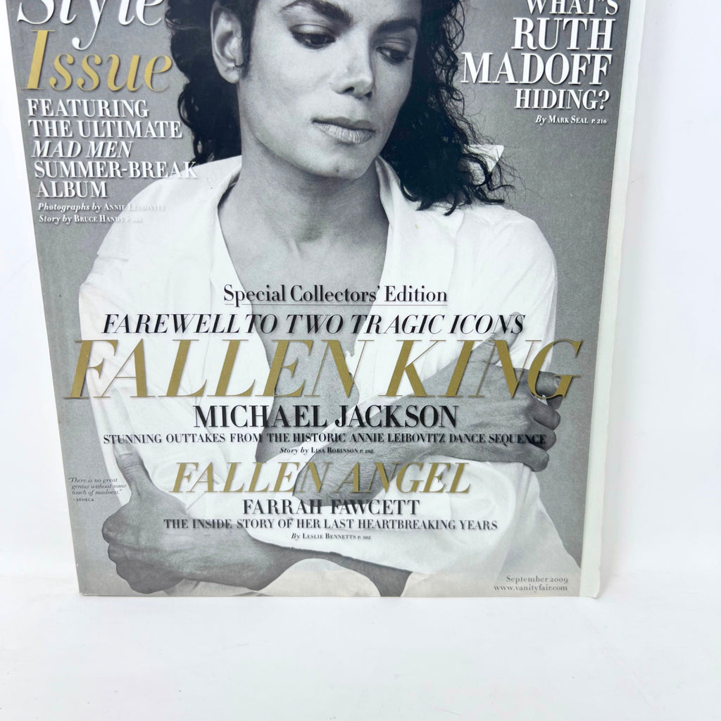 Vanity Fair Michael Jackson September 2009 Fallen King