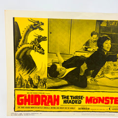 1965 Ghidrah The Three Headed Monsters Godzilla Mothra Rodan Movie Lobby Card 2