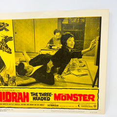 1965 Ghidrah The Three Headed Monsters Godzilla Mothra Rodan Movie Lobby Card 2